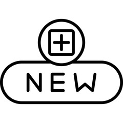 New Button Icon