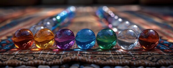 Marbles game with colorful marbles, playful and nostalgic, Vintage, Bright colors, Photograph, Childhood fun