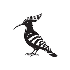 Bird vector silhouette design.