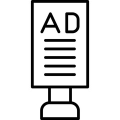 Outdoor Advertising Icon