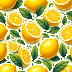 Illustration of yellow citrus fruity lemon lime vector art fruit Portrait