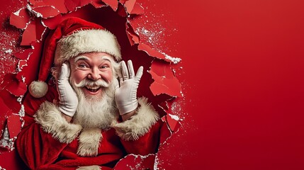 Happy Smiling Santa Claus