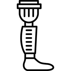 Prosthetic Leg Icon