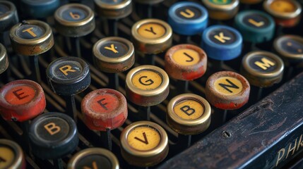 Fototapeta premium Vintage typewriter