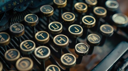 Vintage typewriter