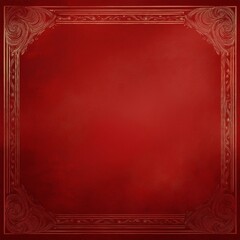 Background with textured border of vintage marbled red