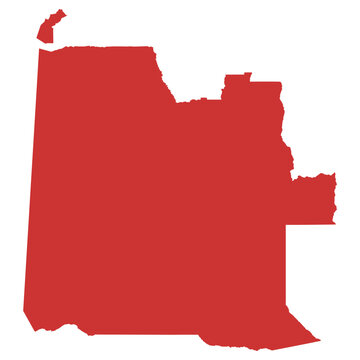 recommend clip art: Vector outline map of Angola