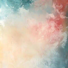 Fototapeta premium A dreamy abstract background with soft, blended paint textures and a soothing mix of pastel colors