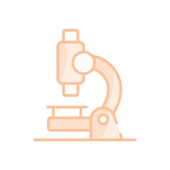 Microscope vector icon