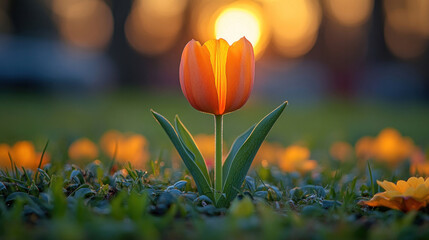 fresh starts, like a sunrise or blooming flowers, representing the hope and potential of what lies ahead.