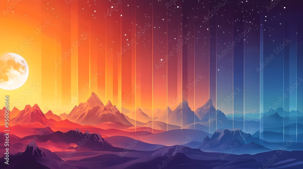 Poster detailed infographic showcasing the temperature variations across the different layers of the earth 