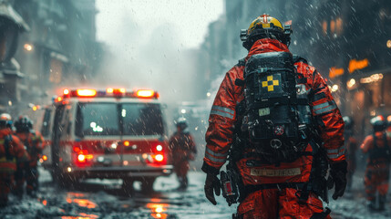 creative Paramedic background wallpaper