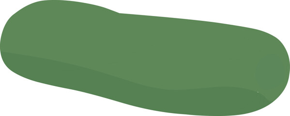 Vector illustration of a side pillow isolated on white background.Bed furniture decoration elements