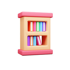 Library 3d Illustration  Icon