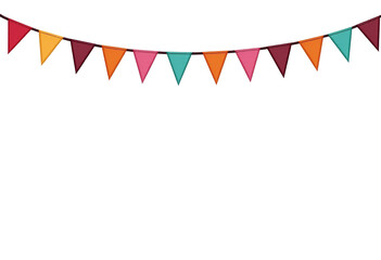 Obraz premium Colorful Pennant Banner Graphics | Commercial Use 