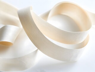 Arrangement of Double Sided Tape in Clean Minimal Studio Setting