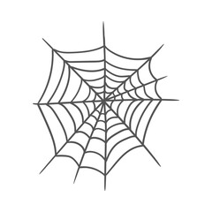 Spiderweb Halloween Illustration