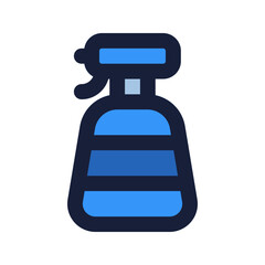 spray flat line icon