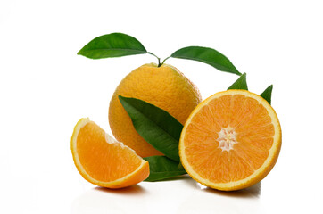 orange isolated on white background