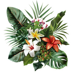Tropical Flowers Bouquet