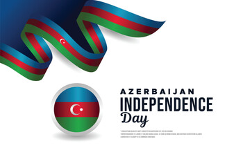 Azerbaijan Independence Day Banner Design