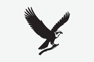 Obraz premium Egret Bird vector art and illustration