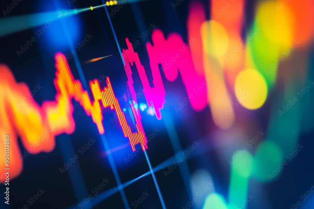 Poster crash market loss trading graph analysis investment indicator business graph charts of financial bac