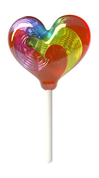 recommend clip art: colorful heart lollipop transparent background