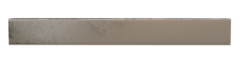 Sleek, industrial-grade steel beam. Medium length, isolated for easy integration into your designs