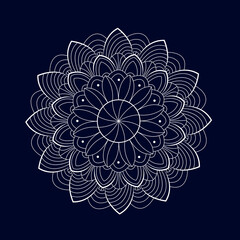 Abstract spiral round mandala style vortex spinning background.