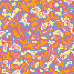 ABSTRACT PIXEL BACKGROUND FLAT PASTEL COLOR SHAPES DESIGN VECTOR TEMPLATE FOR WALLPAPER, COVER DESIGN