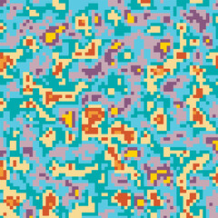 ABSTRACT PIXEL BACKGROUND FLAT PASTEL COLOR SHAPES DESIGN VECTOR TEMPLATE FOR WALLPAPER, COVER DESIGN