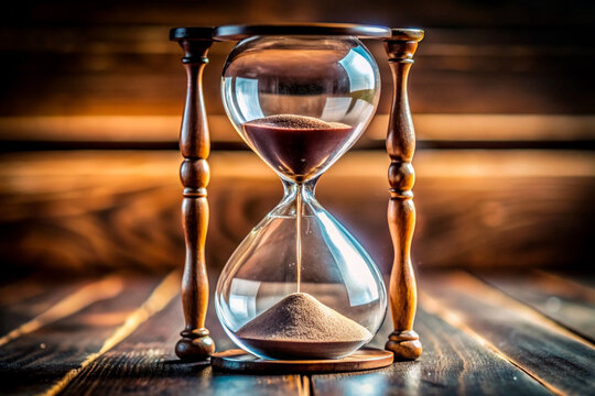 time Hourglass old timing concept 