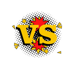 Obraz premium Comic Versus Battle