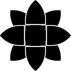 9 Vector empty photo collage template, picture mood board background with flower texture shape, Wall gallery picture frame layout design for portfolio collection.