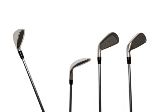 Realistic Golf Clubs | Isolated PNG for Design Projects 