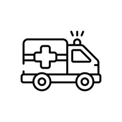 Ambulance vector icon