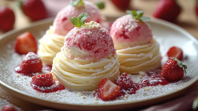 Spaghettieis Delight