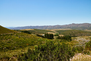 Obraz premium Eine Reise durch Südafrika. Swartberg Pass