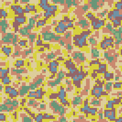 ABSTRACT PIXEL BACKGROUND FLAT PASTEL COLOR SHAPES DESIGN VECTOR TEMPLATE FOR WALLPAPER, COVER DESIGN