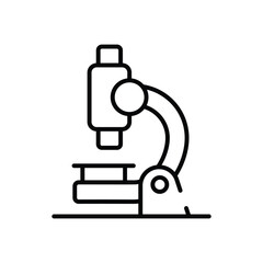 Microscope vector icon