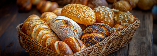 Golden Bread Delights A Cornucopia of Delicious Options Captured in Exquisite Detail