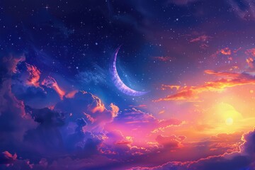 Celestial Dream:  A Symphony of Stars and Twilight