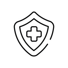 Medical Shield vector icon