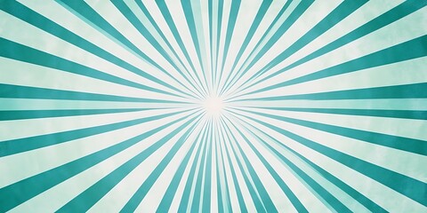 Fototapeta premium Light blue retro Pale Turquoise Sunburst for the background. burst, sunburst, rays, aqua, light blue, illustration, glowing, exploding, ray, sunbeam, beam, burst