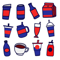 Drink icon collection