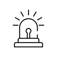 Ambulance Siren vector icon