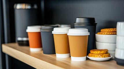 Office pantry stocked with various tea and coffee options, Beverage selection, Employee perks
