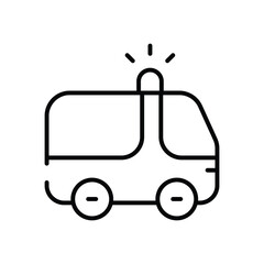 ambulance vector icon