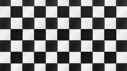 Fototapeta premium Checkerboard Background Design Featuring Black and White Squares in a Mosaic Style